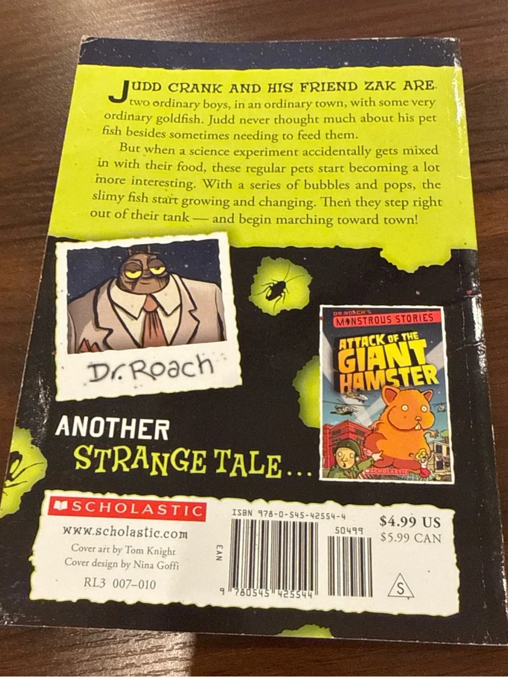 Monstrous Stories #1: Night of the Zombie Goldfish Paperback Roac
